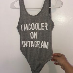 I’m cooler on instagram bodysuit!